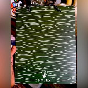 Rolex Retail Shopping Bag